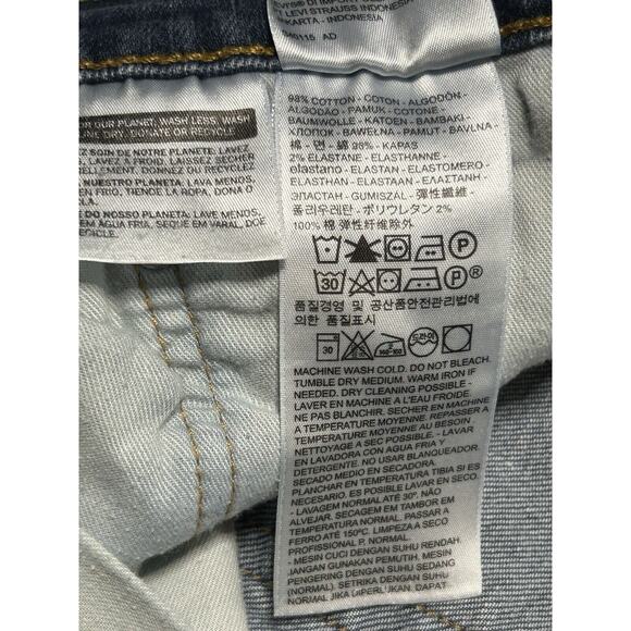 Levi 541 Jeans Mens W38 L32 Blue Denim Slight Taper Relaxed Stretch - Picture 3 of 16